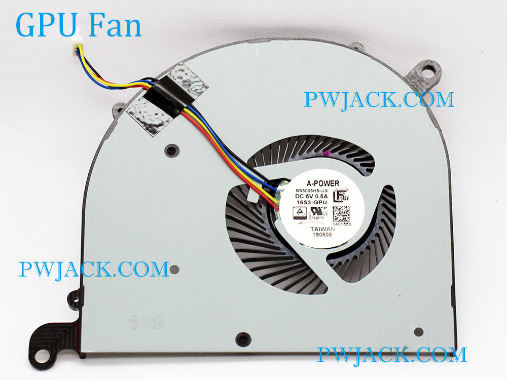 (image for) MSI Prestige 15 A10SC Fan Assembly MS-16S3